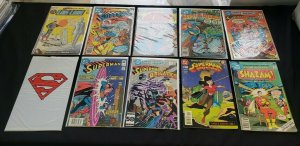 SUPERMAN 10PC (FN/UP) THE SNOW-WOMAN WEPT!, SHAZAM INCLUDED 1971-97