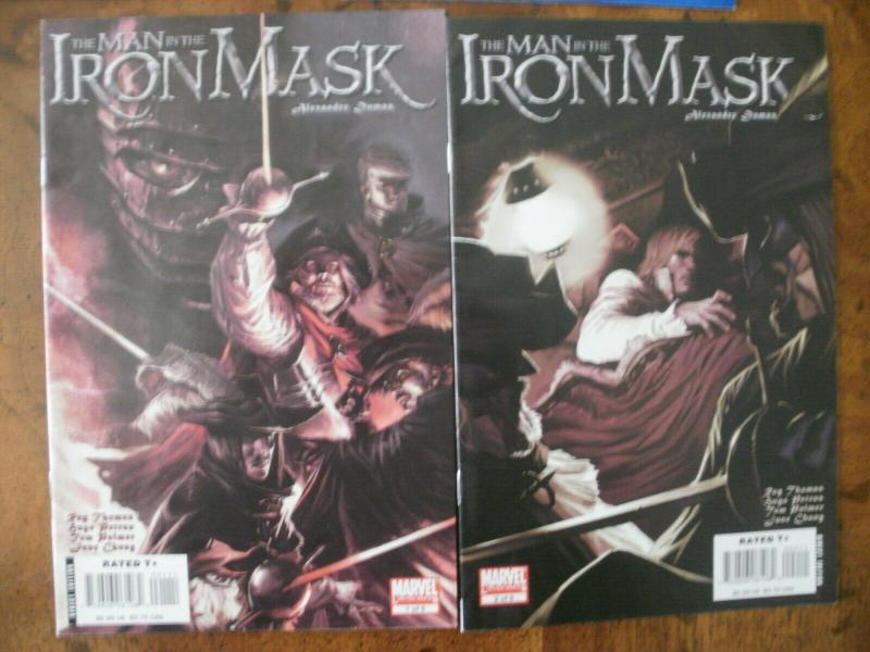 6 MARVEL Comic Book: OLD MAN LOGAN #1 3 8 MANGAVERSE #6 MAN IN IRON MASK #1 2