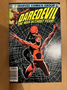 Daredevil #188 VF Very RARE MJV CLASSIC FRANK MILLER BLACK WIDOW Cover (1982)