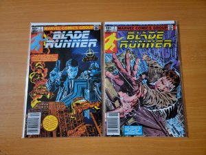 Blade Runner 1-2 NEWSSTAND Complete Set Run! ~ VF - NEAR MINT NM ~ 1982 Marvel
