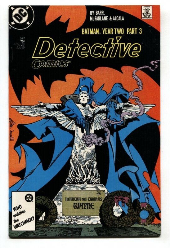 Detective #577 comic book-1987 BATMAN-YEAR TWO-Near Mint