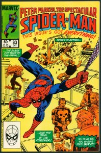 Spectacular Spider-Man 83 VF/NM 9.0 Origin Punisher Marvel 1983
