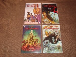 THE GODDAMNED BEFORE THE FLOOD 1-5 PLUS VARIANTS (2015) LOT OF 10 COMICS