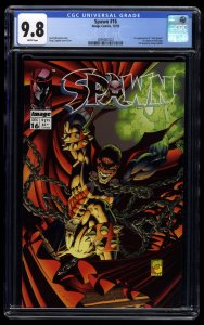 Spawn #16 CGC NM/M 9.8 White Pages