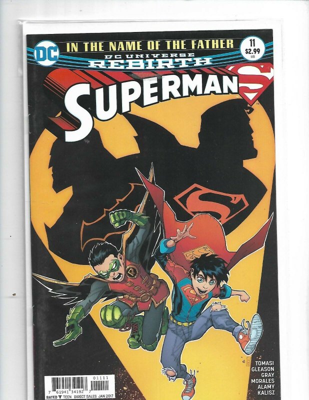 SUPERMAN #11 Super Sons 1st Print Rebirth NM (9.4)  S01