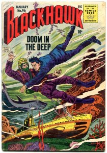 Blackhawk #96  1956 - Quality  -VG+ - Comic Book