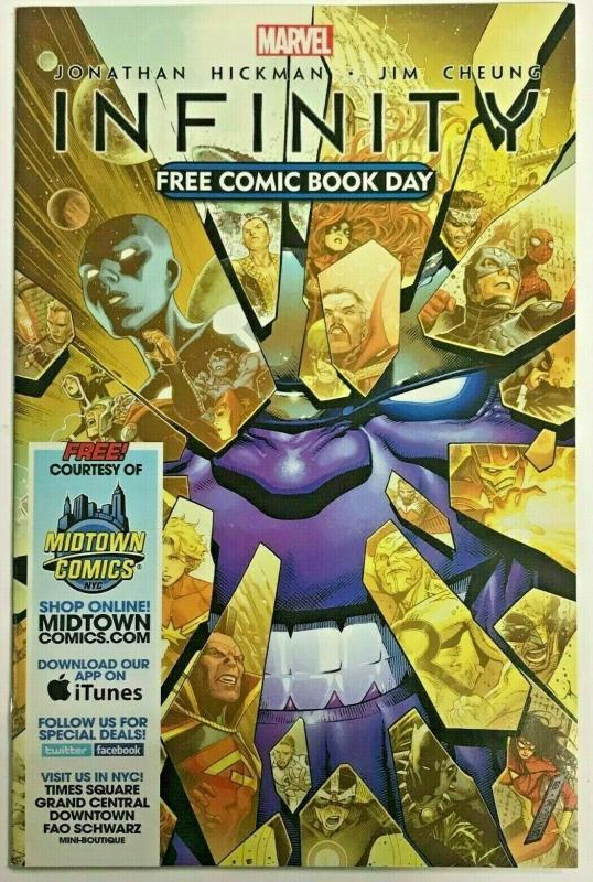 INFINITY PREVIEW FCBD NM 2013 MIDTOWN VARIANT MARVEL COMICS