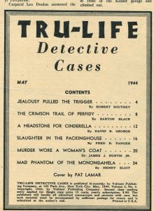 Tru-Life Detective Cases 5/1944-Tayshack-Mad Phantom -horror-crime-VG