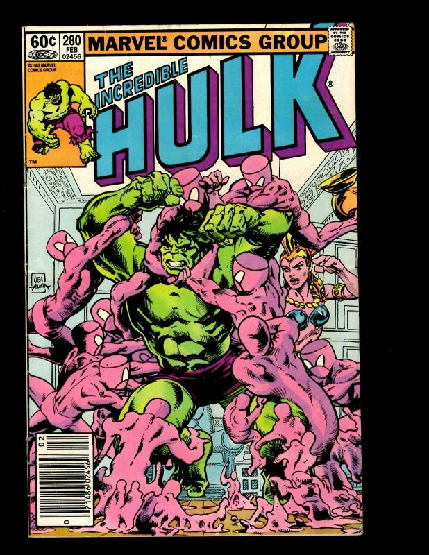 12 Hulk Marvel Comics # 191 246 276 280 281 282 283 284 285 286 287 288 EK13