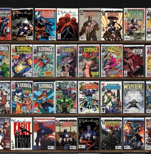 Huge Lot 150+ Comics with Captain America, Wolverine, Ghost Rider & More!