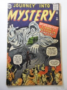 Journey into Mystery #77 (1962) GD Condition tape along spine, tape pull bc