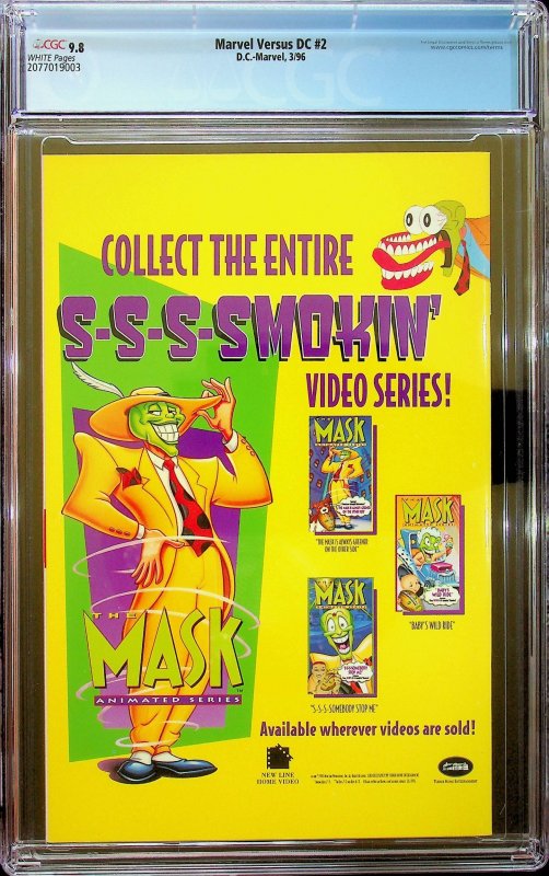 DC Versus Marvel/Marvel Versus DC #2 (1996) - CGC 9.8 - Cert#2077019003
