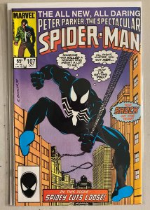 Spectacular Spider-Man #107 Direct Marvel 1st Series (8.0 VF) (1985)