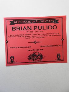 Lady Death Icon #1 Mega Con Edition VF+ Condition! Signed W/ COA!