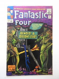 Fantastic Four #37 VG Condition moisture stains, ink fc