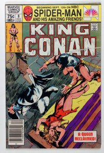 King Conan #8 Newsstand (1981)