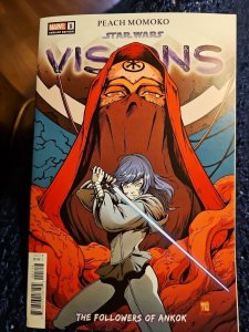 STAR WARS VISIONS PEACH MOMOKO #1 1:25 OKAZAKI VARIANT 2023 MARVEL NM