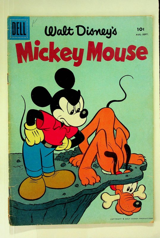 Mickey Mouse - Walt Disney's #61 (Aug-Sep 1958, Dell) - Good- 