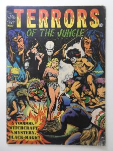 Terrors of the Jungle #17 (1952) Sharp Good+ Condition! Bondage Cover! Pre-Code!