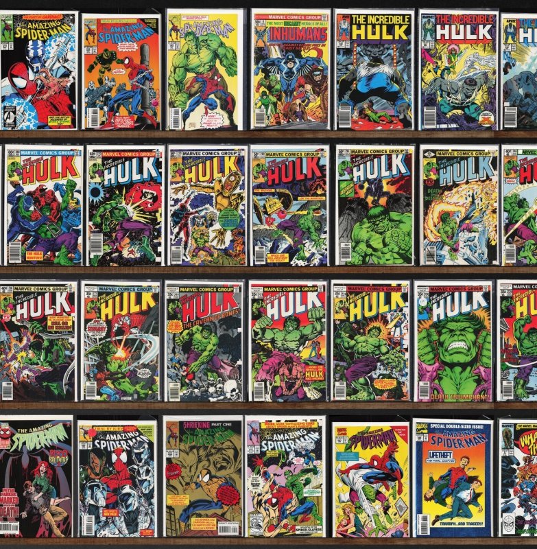 Huge Lot 140+ Comics with The Incredible Hulk, The Amazing Spider-Man & More!