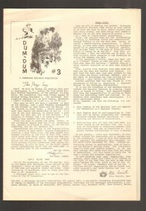 1963 Dum-Dom #3 ~ Edgar Rice Burroughs - Tarzan Fanzine VF+ WH