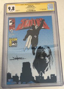 Sentry (2000) #1 (CGC 9.8 WP SS) Signed & Sketch Jae Lee ! 1st App Sentry !