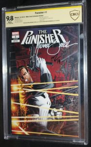 Punisher #1 - Michael Zeck & Matt Rosenberg - CBCS Witnessed Signature 9.8 2018