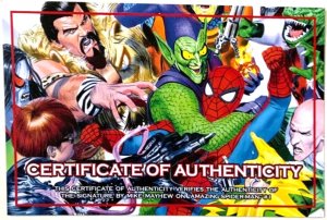 THE AMAZING SPIDER-MAN #1 (2022) MIKE MAYHEW TRADE/VIRGIN SIGNED SET W/COA NM.
