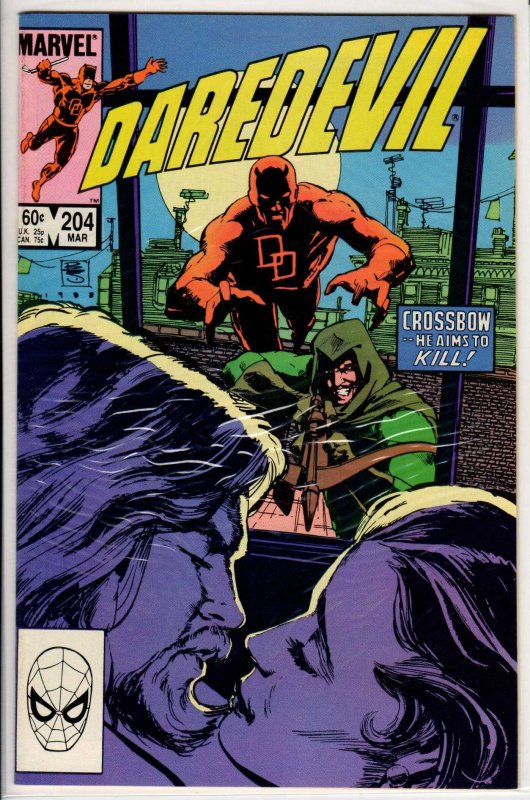 Daredevil #204 Direct Edition (1984) 9.4 NM