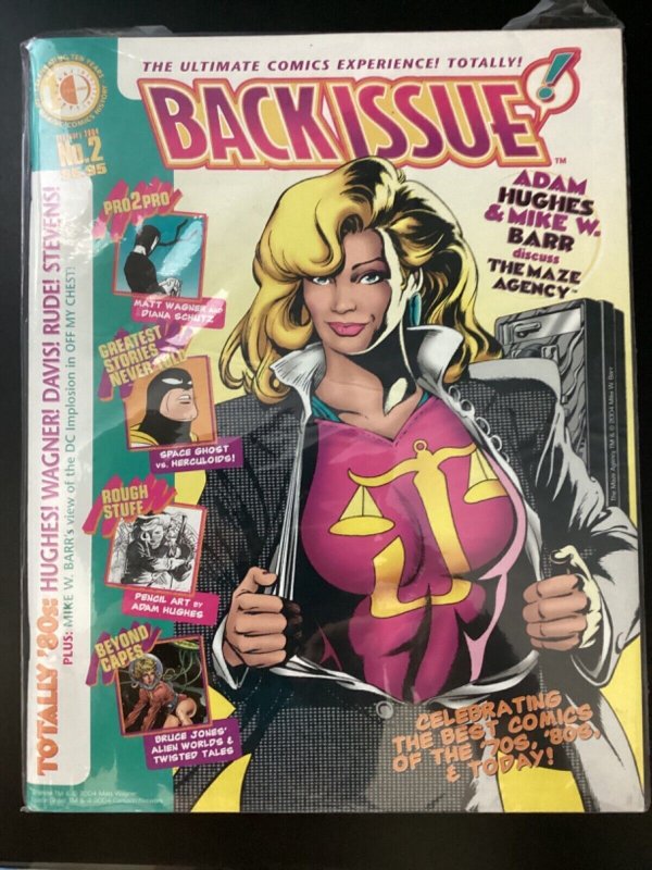 2004, Back Issue #2 Comic Art Magazine, Maze Agency, Adam Hughes. Look!