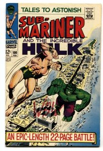TALES TO ASTONISH #100 HULK-SUB-MARINER-FN+