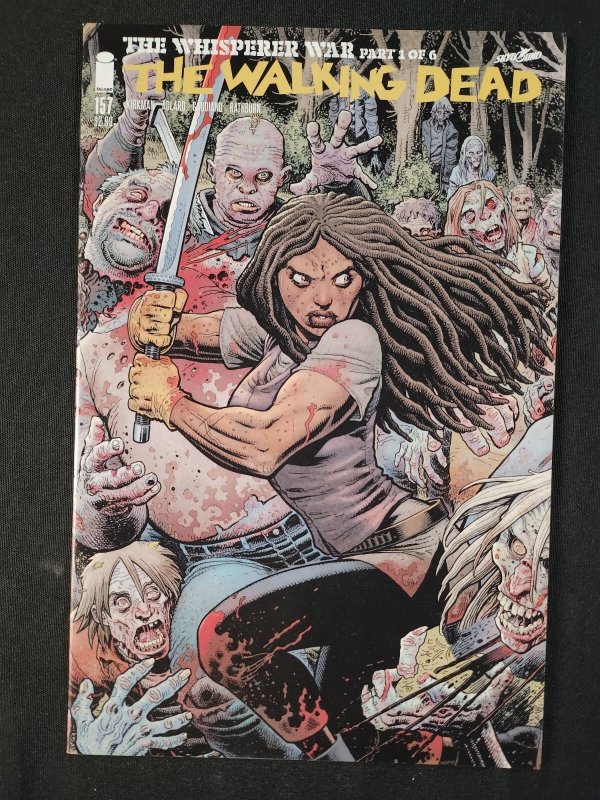 Walking Dead 3PC #157 - 1 Signed Art Adams, 1 Reg Cvr, 1 2nd Print (9.2ob) 2016