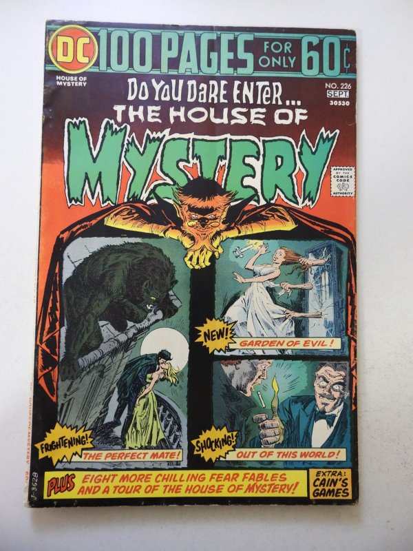 House of Mystery #226 (1974) VG/FN Condition