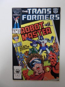 The Transformers #15 Direct Edition (1986) FN/VF condition