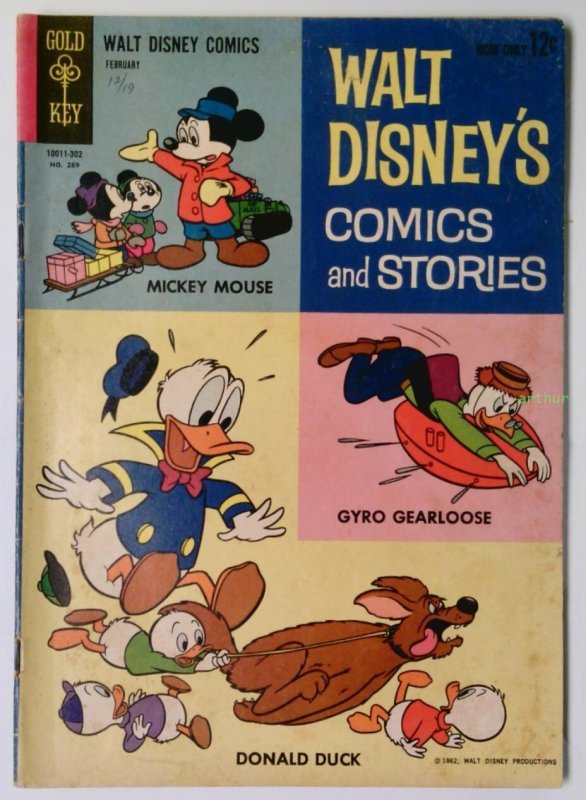 Walt Disney's Comics and Stories #269 (Feb 1963, Western Publishing) GD