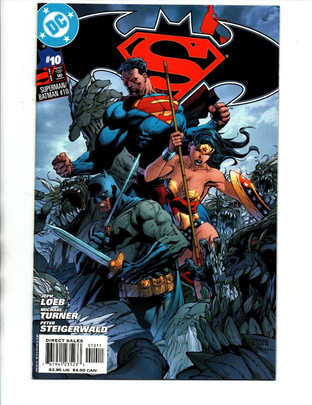 Superman Batman #10 B Variant - Wonder Woman - Jim Lee - 2004 - NM