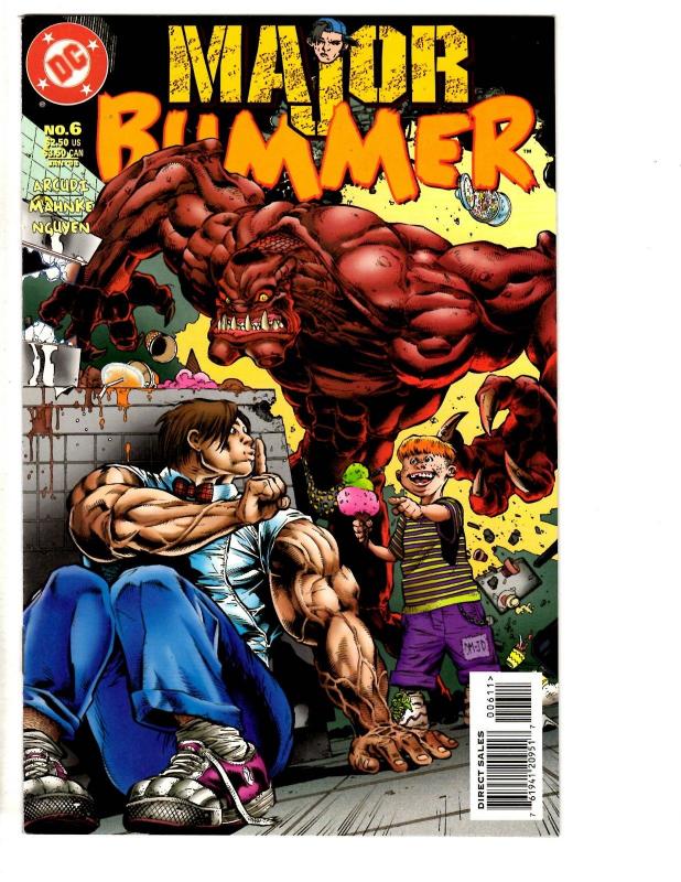 Lot Of 6 Major Bummer DC Comic Books # 1 2 3 4 6 10 Arcudi CR23