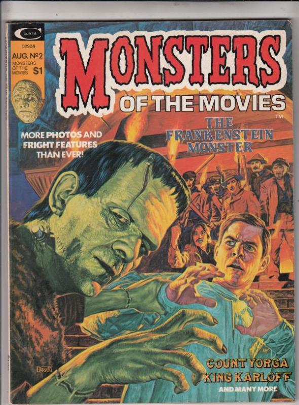 Monsters Of The Movies #2 (Aug-74) VF/NM High-Grade Frankenstein