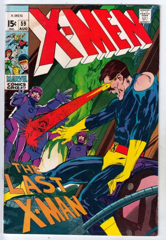 X-Men #59 (Aug-69) VG+ Affordable-Grade X-Men