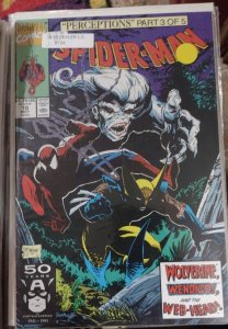 SPIDER-MAN # 10  MARVEL 1991  MCFARLANE  perceptions pt 3 WENDIGO