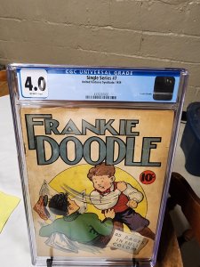 Frankie Doodle #7 CGC 4.0 1939 Very Rare Highest Graded Copy