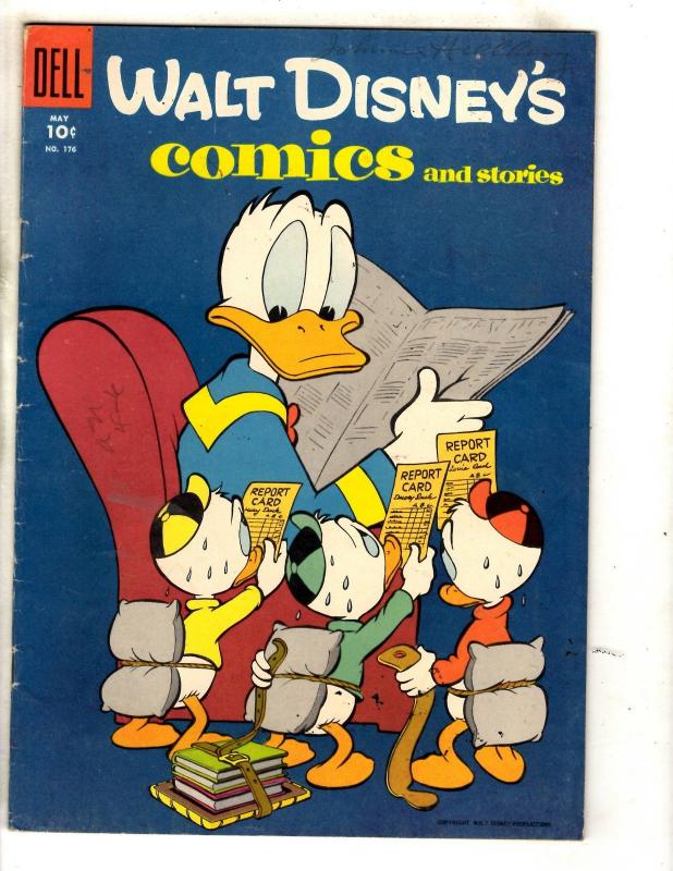 Walt Disney's Comics & Stories # 176 FN- Dell Golden Age Comic Book JL19