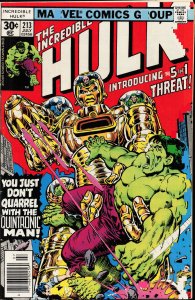 The Incredible Hulk #213 (1977) Hulk