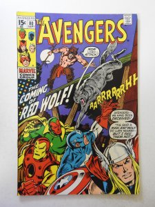 The Avengers #80 (1970) VF Condition! 1st Appearance of Red Wolf!