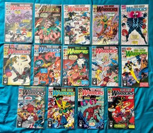 New Warriors 61 PC LOT - Issues 2-58. Annuals 1-5. 1st Apps. (9.0/9.2) 1990/95