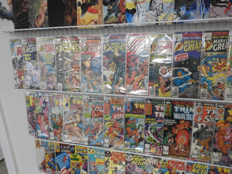 Huge Lot 180+ Comics W/ Marvel Two-In-One, Marvel Triple Action, +More! Avg FN+!