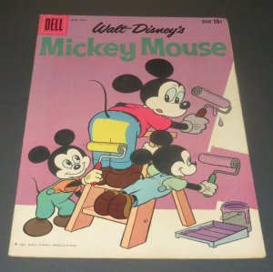 Walt Disneys Mickey Mouse #72 VG/FN 1960 Dell Silver Age Comic Book Pop Culture