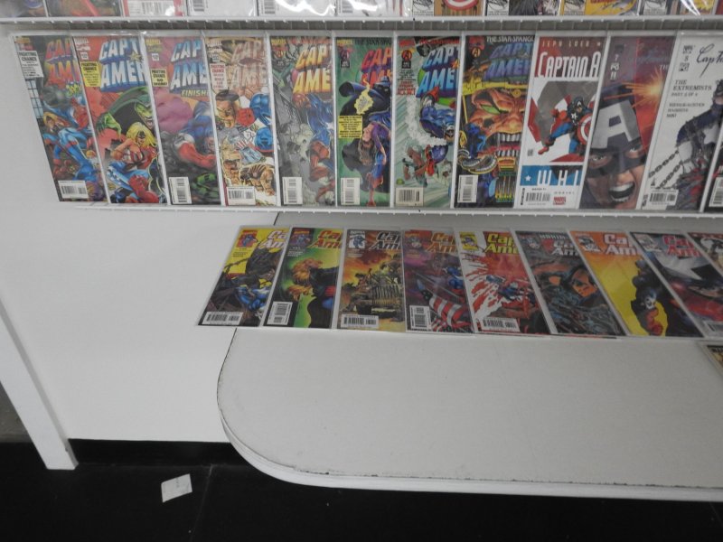 Huge Lot 140+ Comics W/ Captain America,  Spider-Man+MORE! Avg VF Condition!