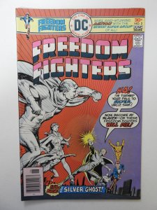Freedom Fighters #2 (1976) VG+ Condition! 1 in tear fc
