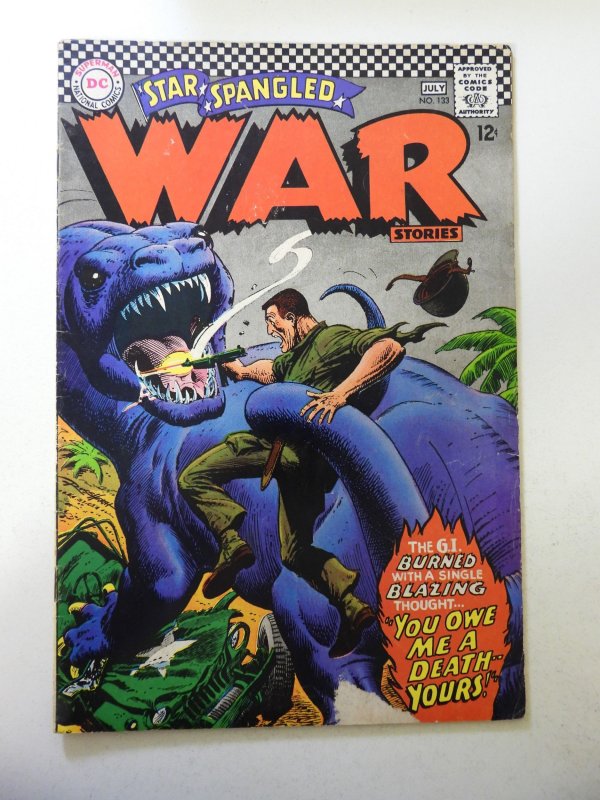 Star Spangled War Stories #133 VG Con tape pull fc cf detached at 1 staple